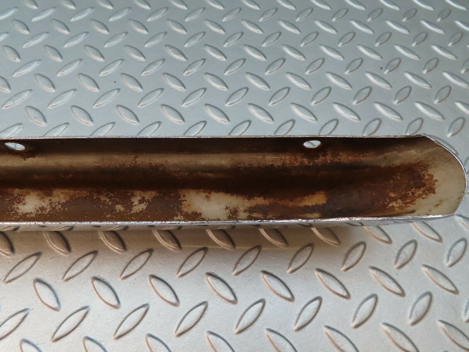 3475 Mercedes-Benz W108 280SE Rear Left Upper Bumper Chrome