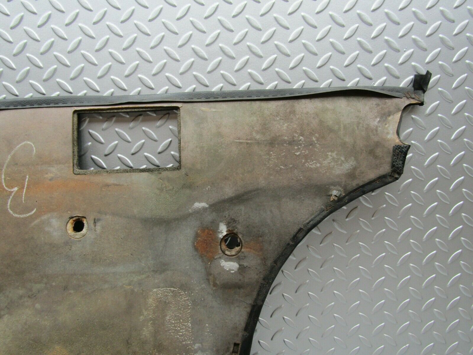 3265 Mercedes-Benz W115 220D Rear Left Door Card Black