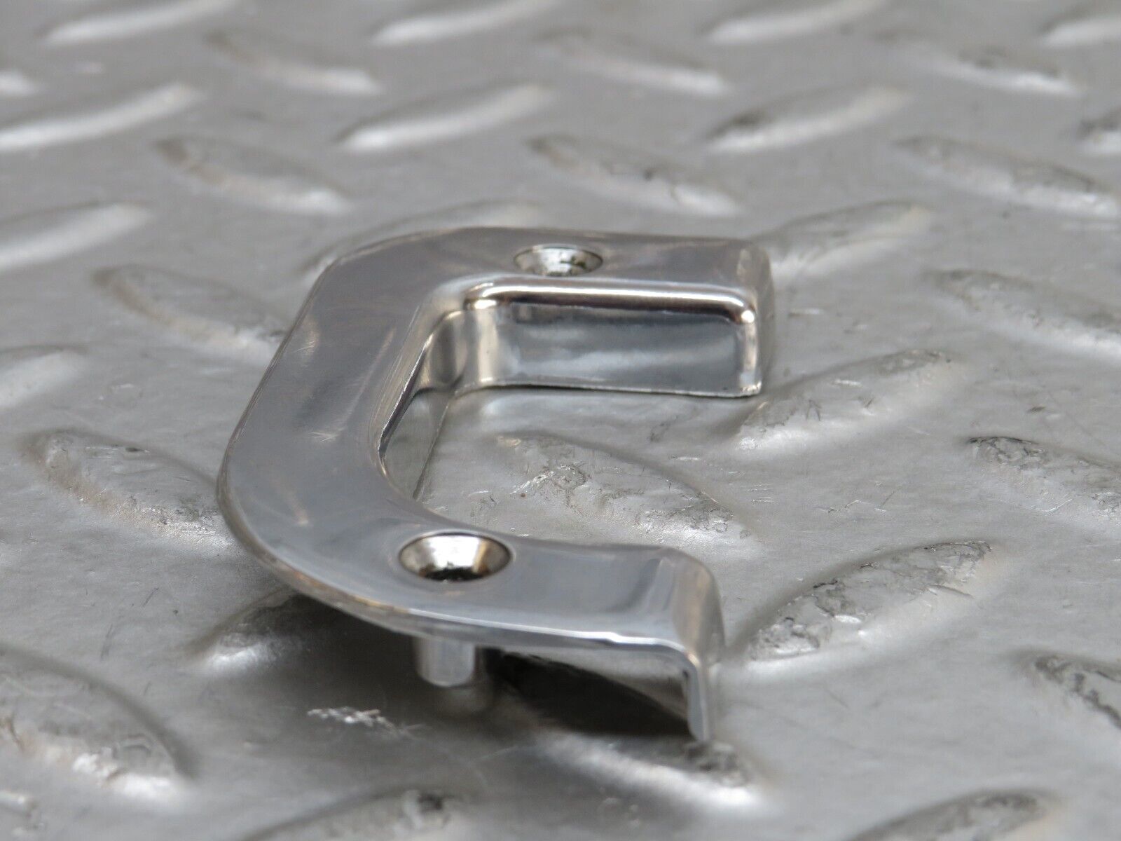 28281 Mercedes-Benz S123 240D Wagon Left Interior Chrome Latch Trim 1237230124