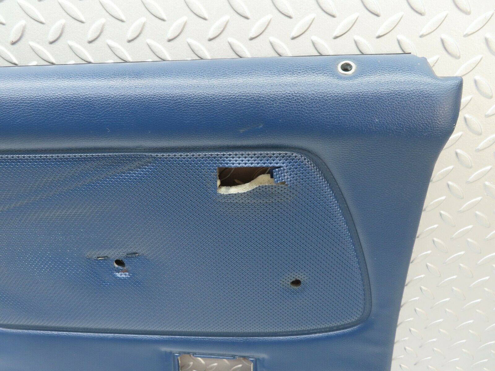 18023 Mercedes-Benz W123 200 Rear Left Door Card Blue