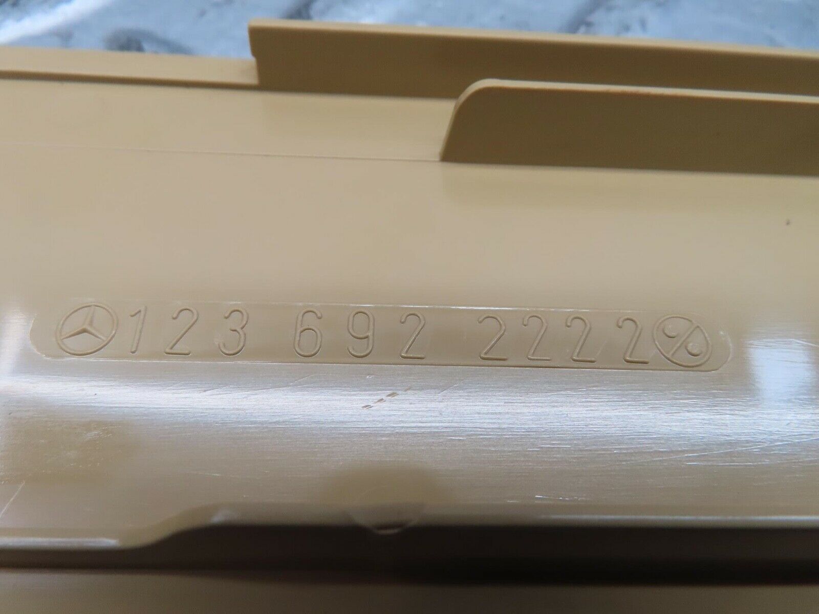 15388 Mercedes-Benz W123 230E B Pillar Bottom Cover Right Side 1236922222