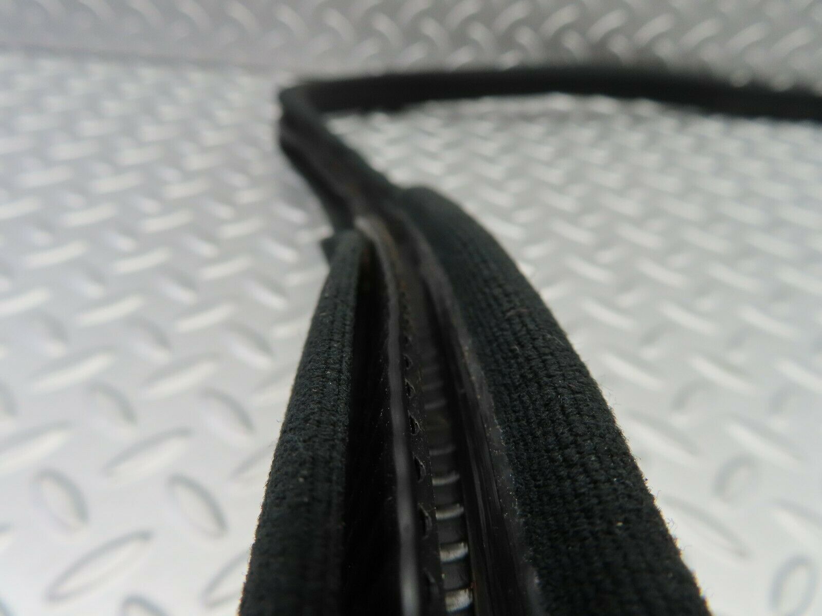 6637 Mercedes-Benz S124 E220 Wagon Front Left Cloth Covered Door Seal