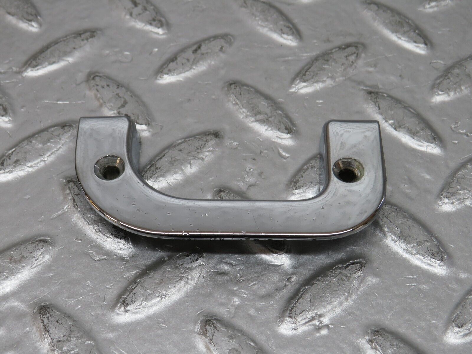 29681 Mercedes-Benz W123 230E Right Interior Chrome Door Latch Trim 1237230224