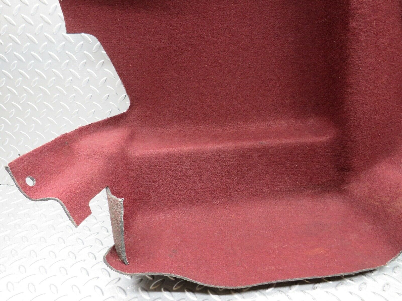 21794 Mercedes-Benz W126 300SE Trunk Cover Panel Left Side Burgundy Red