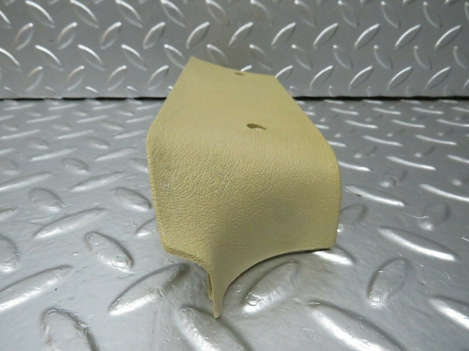 23960 Mercedes-Benz W123 280E B Pillar Bottom Cover Left Side Beige 123692122