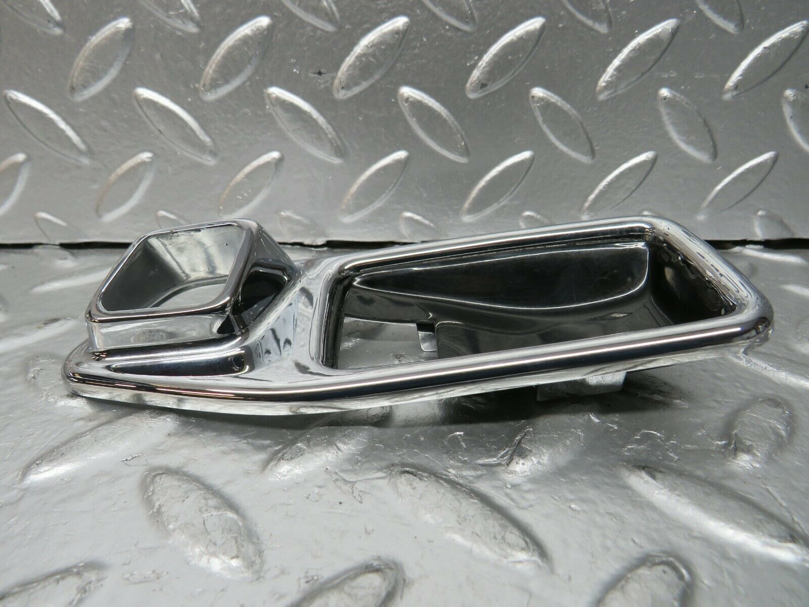 23967 Mercedes-Benz W123 280E Chrome Frame For Door Opener Left 1167660111