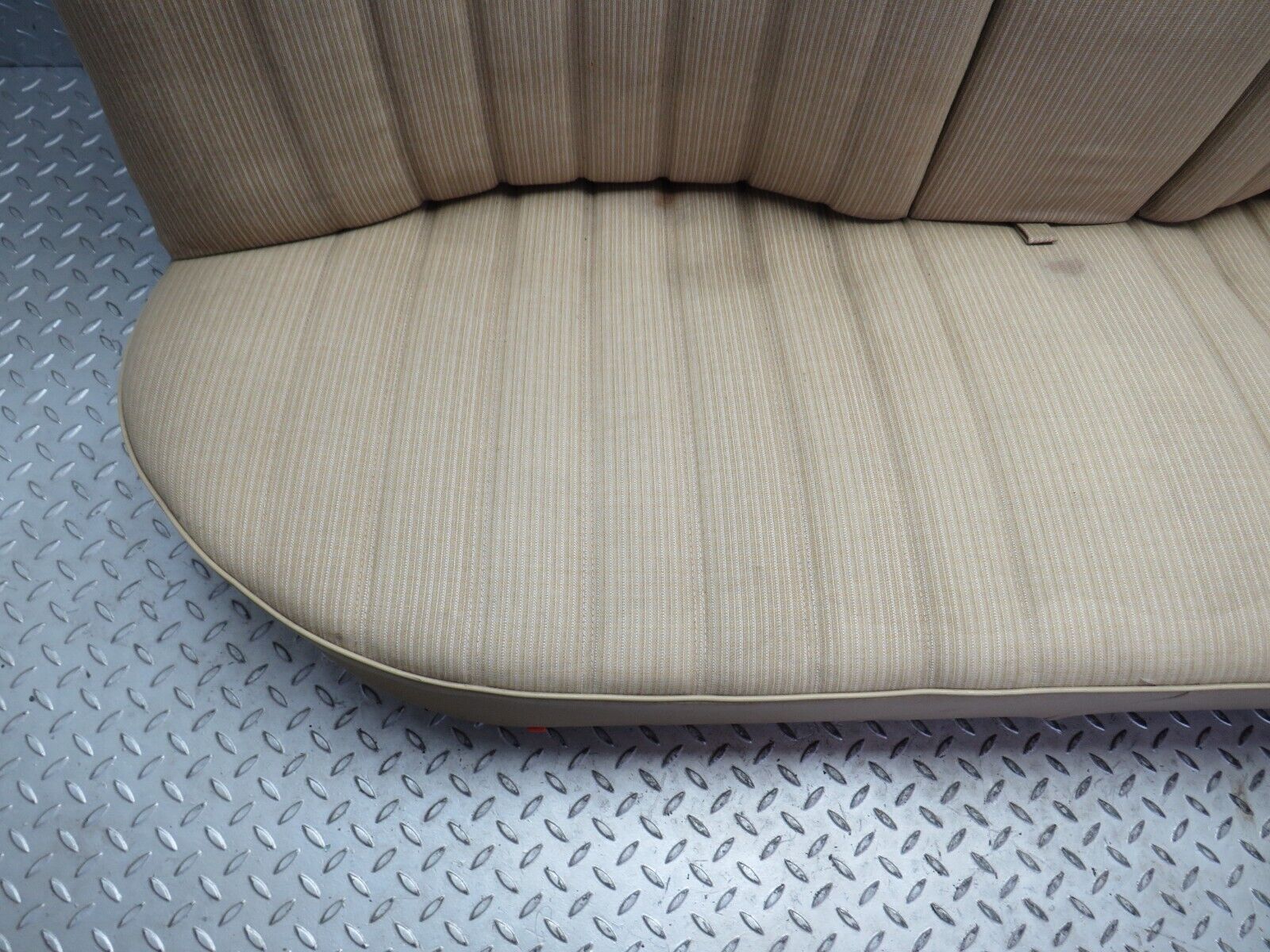 3247 Mercedes-Benz W123 230E Rear Seat Beige Fabric 1239203150