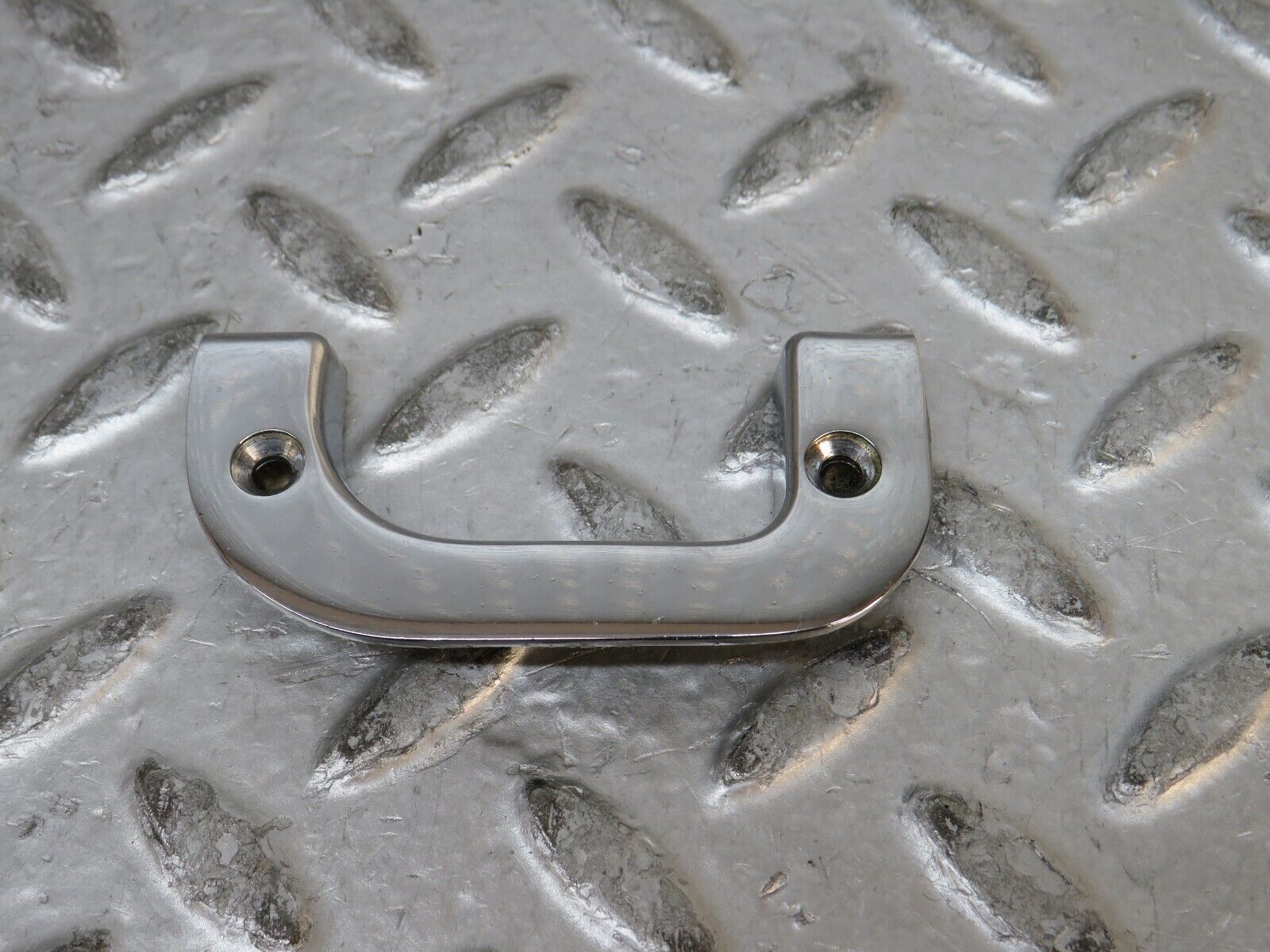 28801 Mercedes-Benz W123 230E Right Interior Chrome Door Latch Trim 1237230224