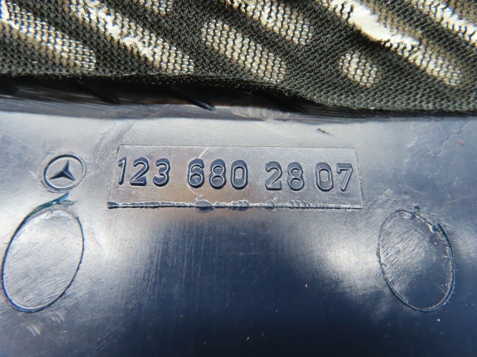 16892 Mercedes-Benz C123 280CE Coupe Speaker Covers Pair Blue 1236802807