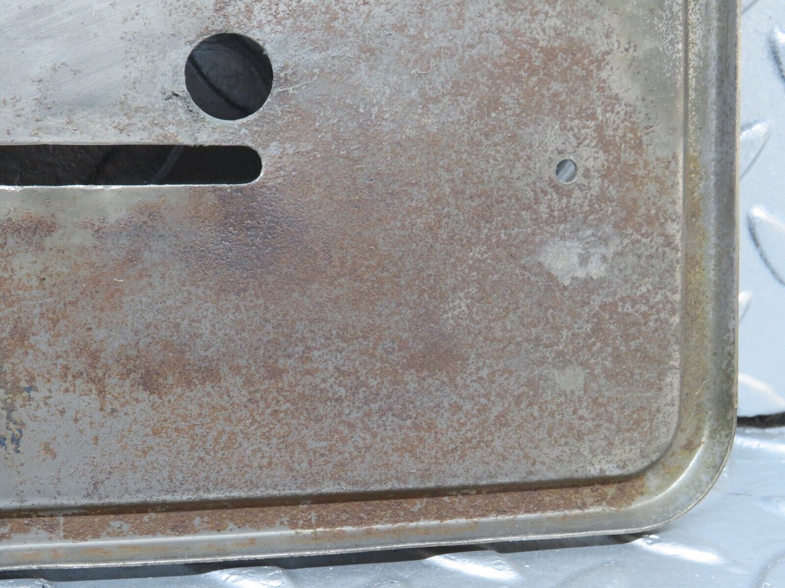 40356 Mercedes-Benz W110 230 Rear Chrome number Plate Holder