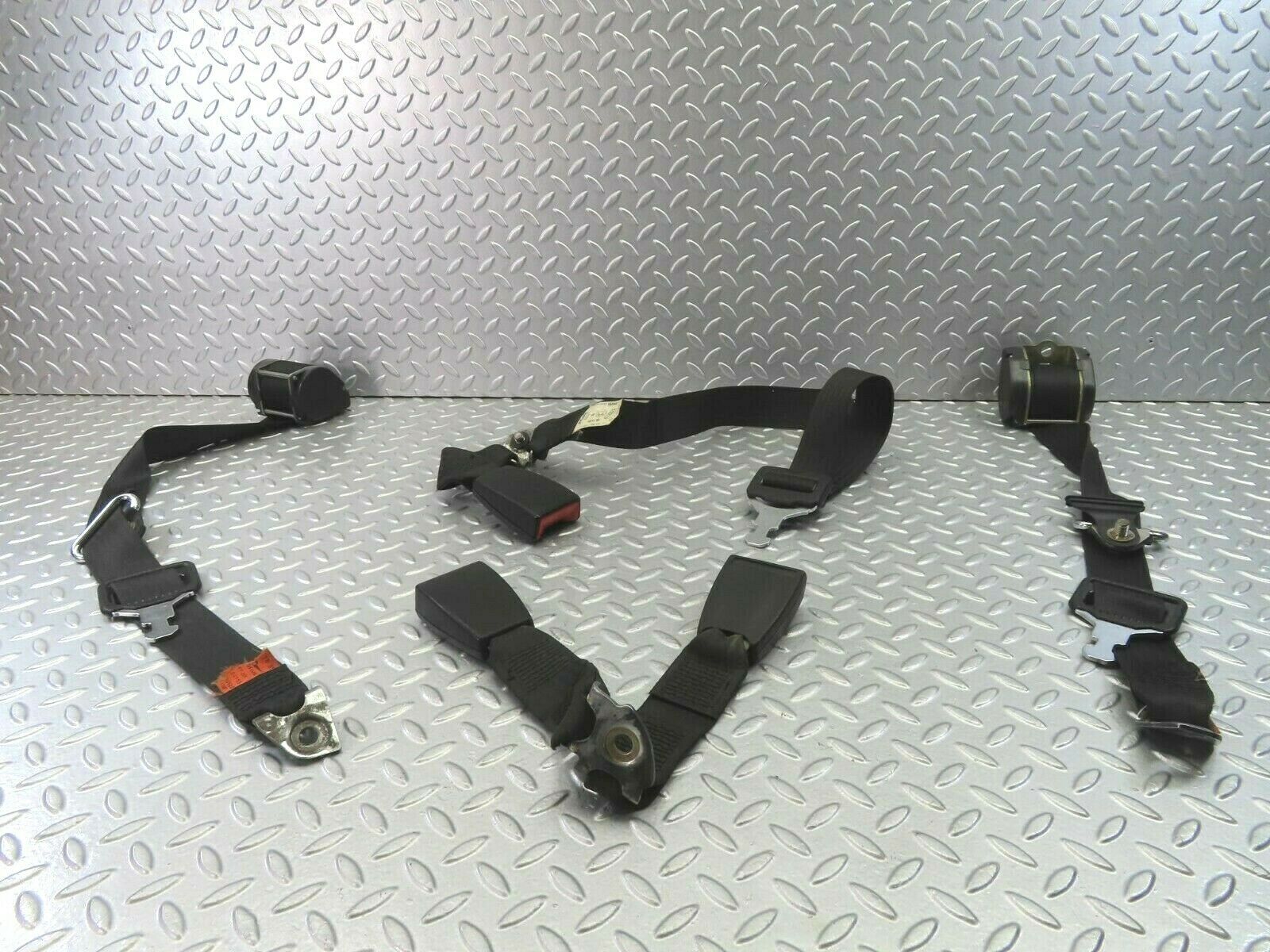 9972 Mercedes-Benz C123 230CE Coupe Rear Seat Belt Set With Buckles 1238607885