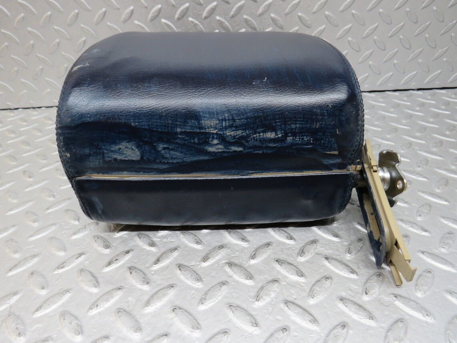 36837 Mercedes-Benz R129 300SL-24 Front Left Seat Headrest Blue Leather