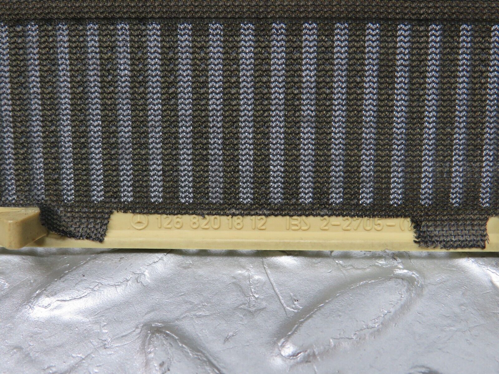 34375 Mercedes-Benz C126 380SEC Coupe Parcel Shelf Speaker Cover Pair