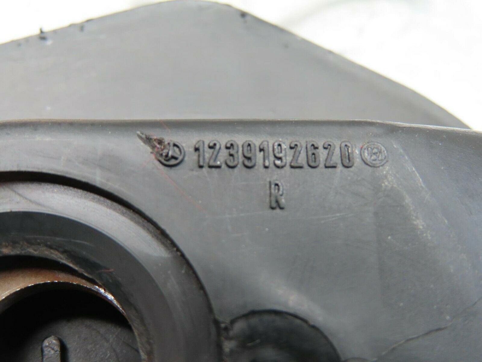 15463 Mercedes-Benz W123 230E Right Seat Belt Runner With Cover 1239192620