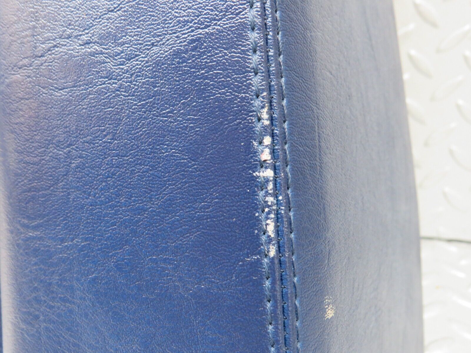 36834 Mercedes-Benz R129 300SL-24 Front Left Seat Back Cover Blue 1299140123