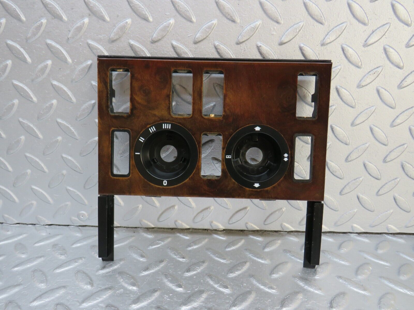 37001 Mercedes-Benz C126 420SEC Coupe Heater Control Panel Wood Trim 1266830375