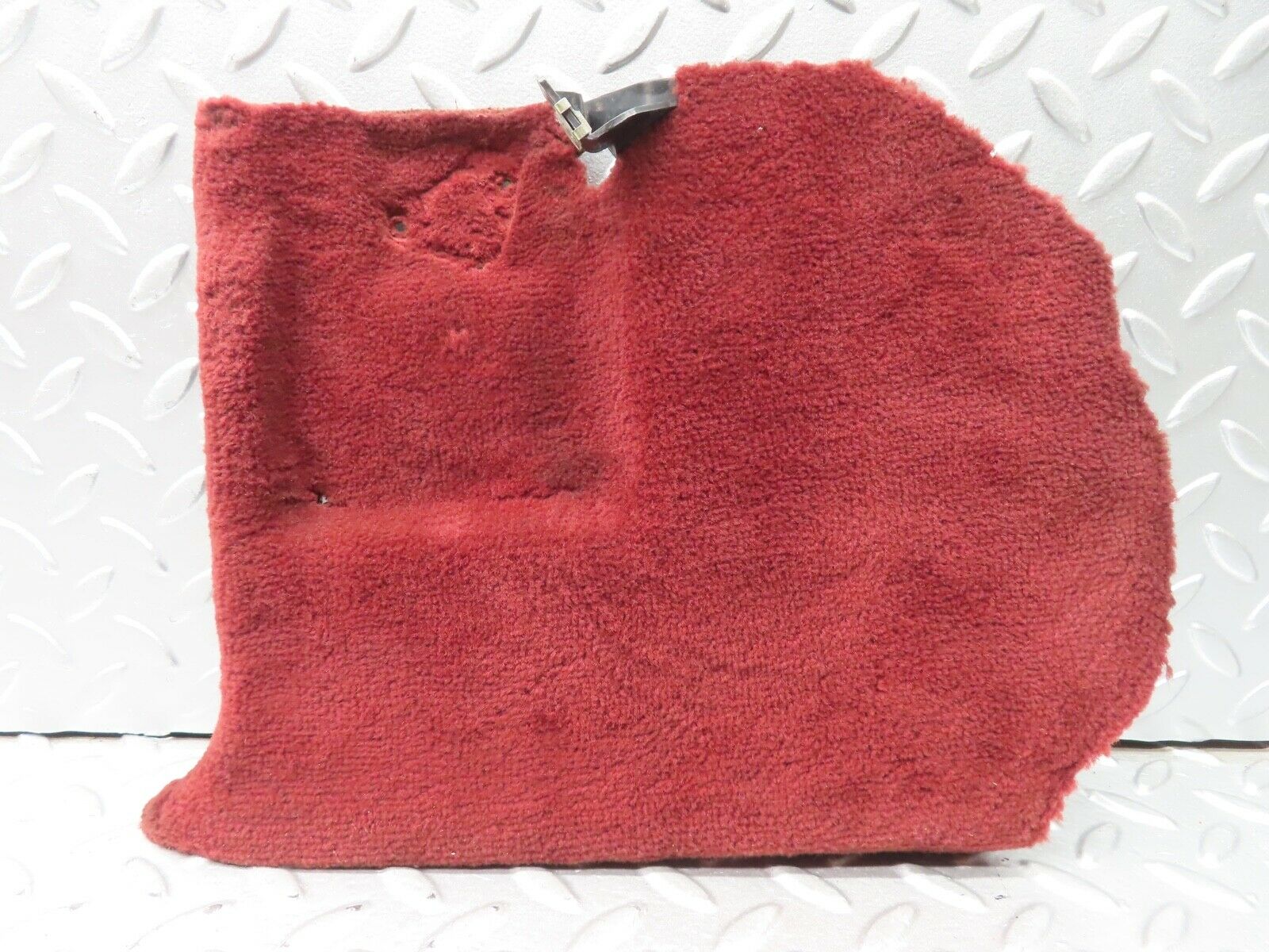 21503 Mercedes-Benz W126 300SE Front Left Kick Panel Burgundy Red 1266880306