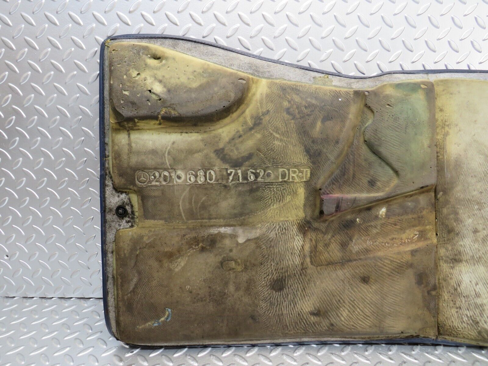 25263 Mercedes-Benz W201 190D Front Left Floor Carpet Blue 2016807162