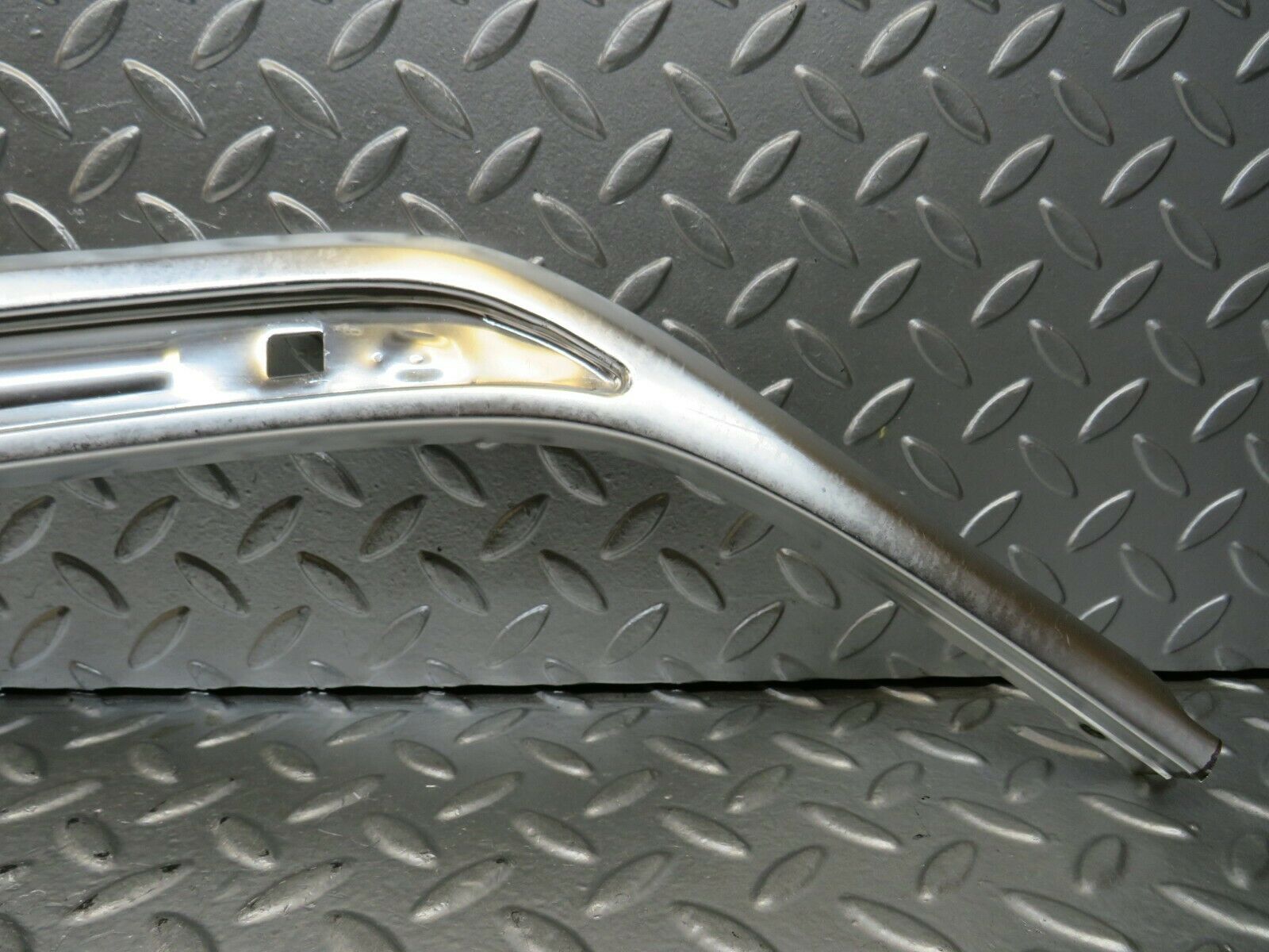 23367 Mercedes-Benz W116 350SE A Pillar Chrome Moulding Trim Left Side