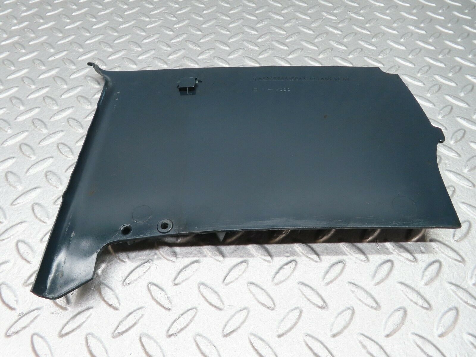 17903 Mercedes-Benz W123 200 Kick Panel Trim Left Side Blue 1236880306