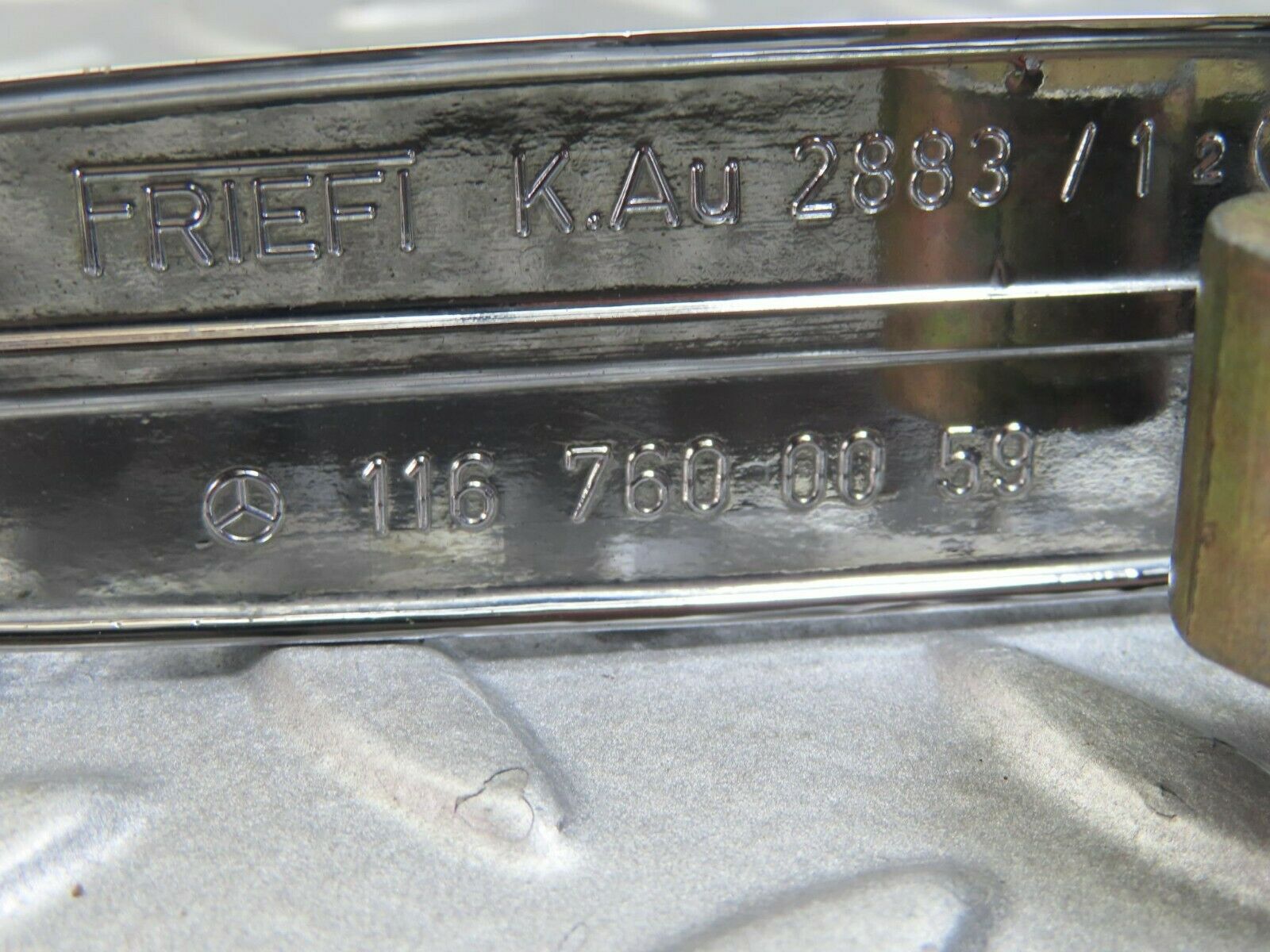 8754 Mercedes-Benz W116 Chrome Door Handle Rear Right 1167600059