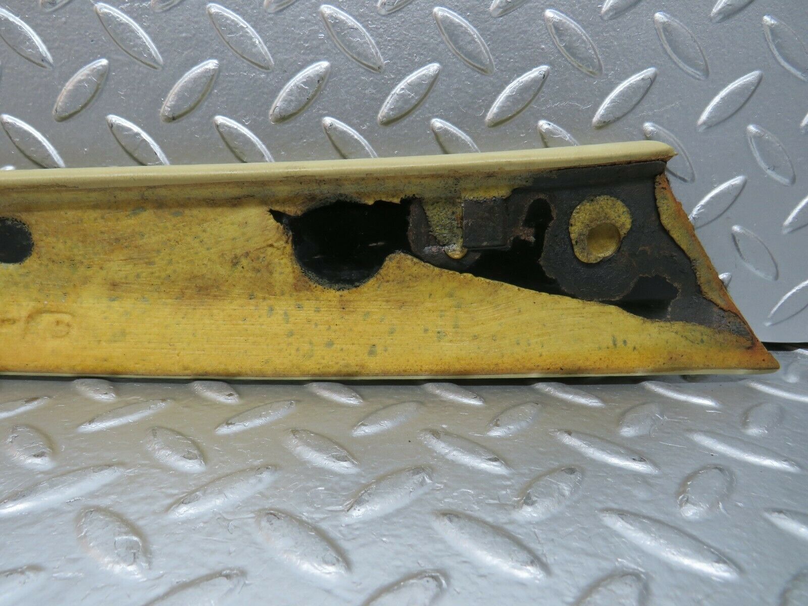 23958 Mercedes-Benz W123 280E A Pillar Cover Trim Left Side Beige