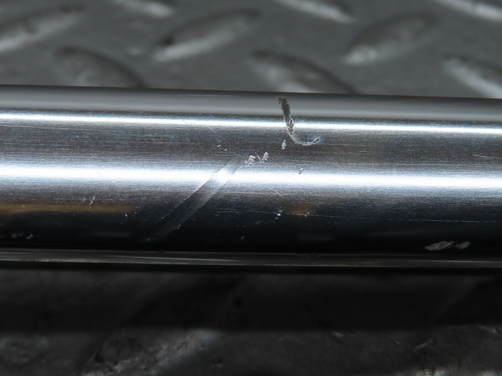 19133 Mercedes-Benz W123 300D Rear Left Door Chrome Window Channel