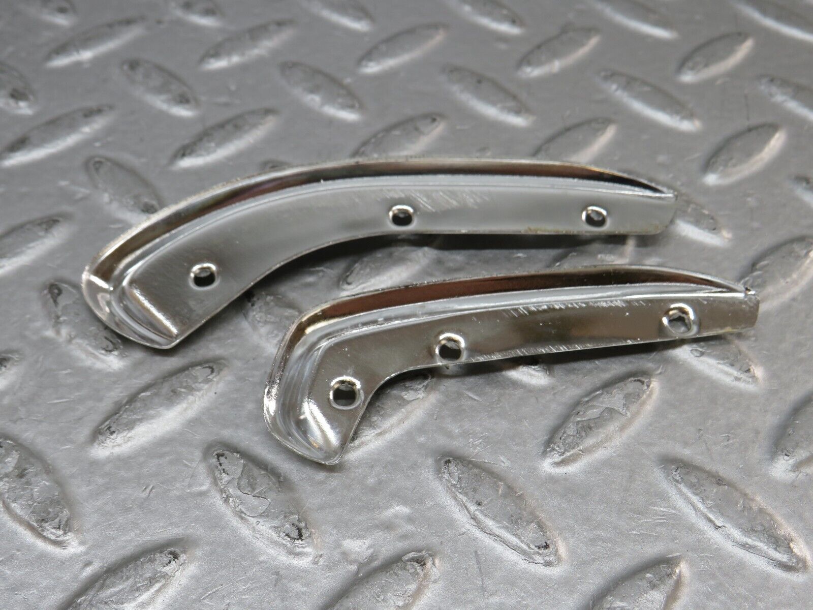 37299 Mercedes-Benz W109 300SEL Interior Door Handle Chrome Trim Pair Left