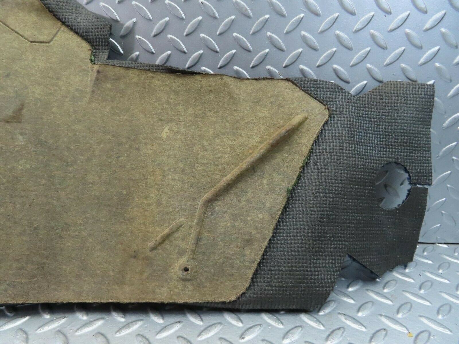 9706 Mercedes-Benz C123 280CE Coupe Centre Console Carpet Left Side Blue