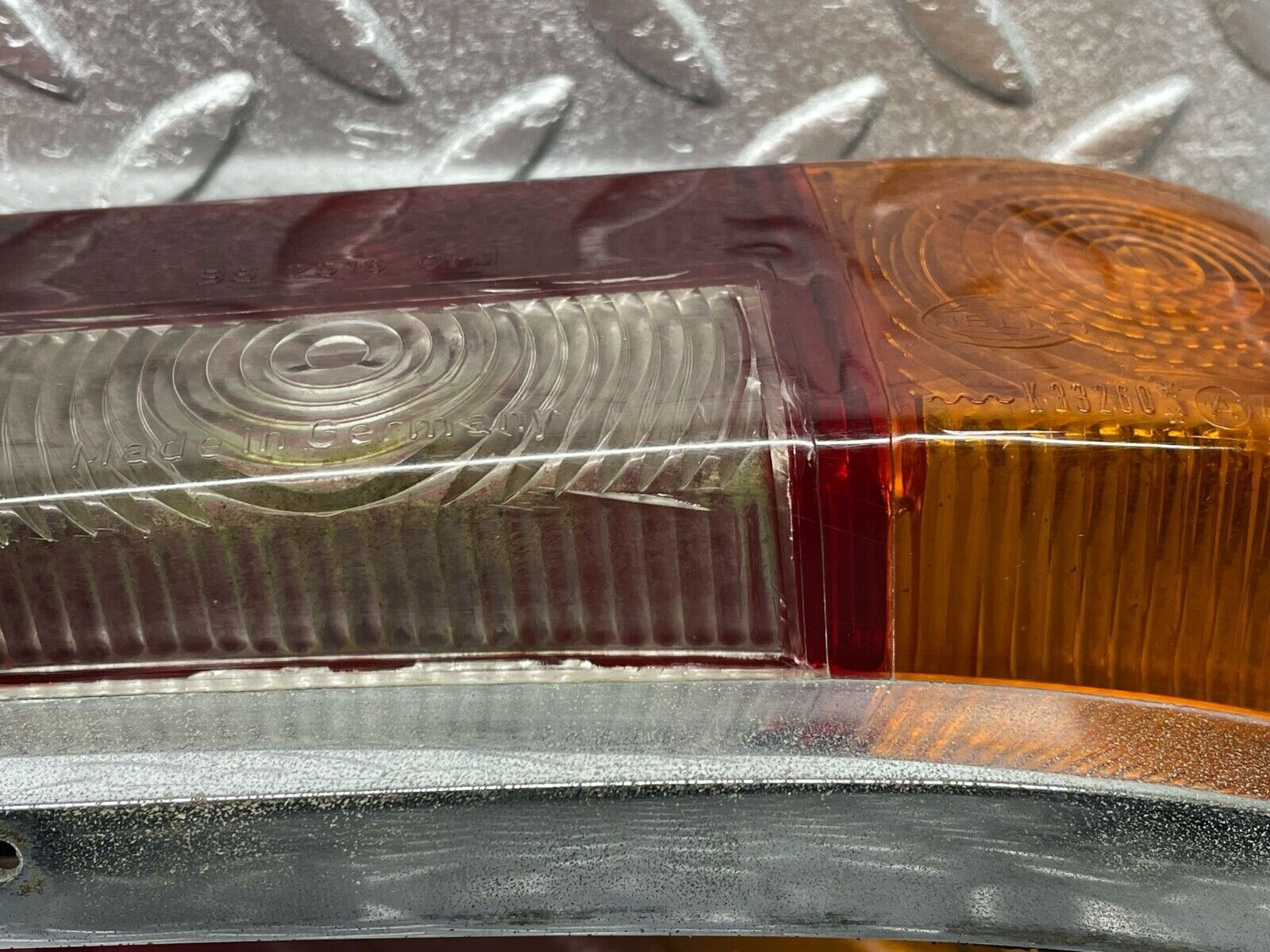 40342 Mercedes-Benz W110 230 Tail Light Lens Right Side Hella BS2516 Gr1