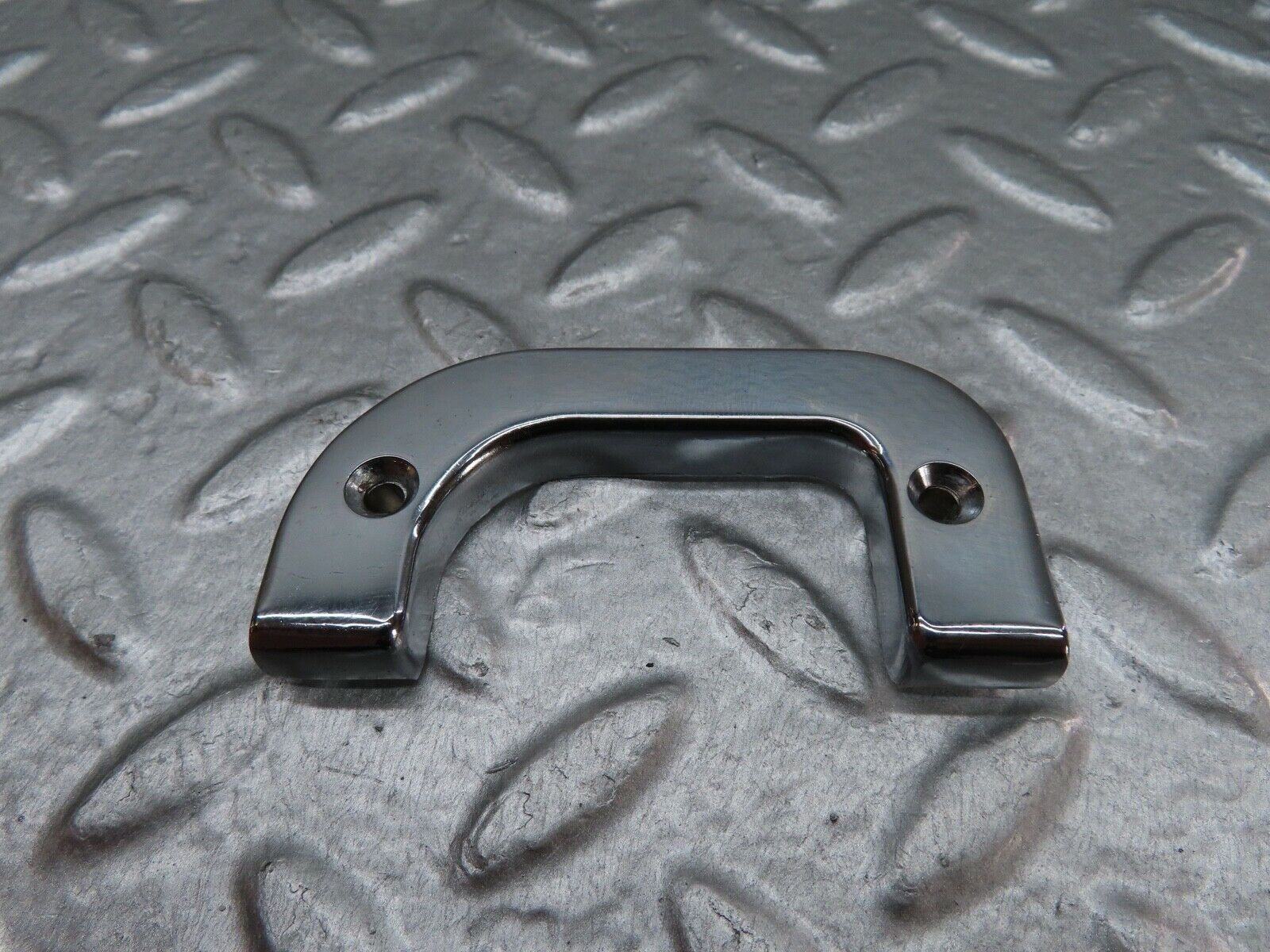 17951 Mercedes-Benz W123 200 Left Interior Chrome Door Latch Trim 1237230124