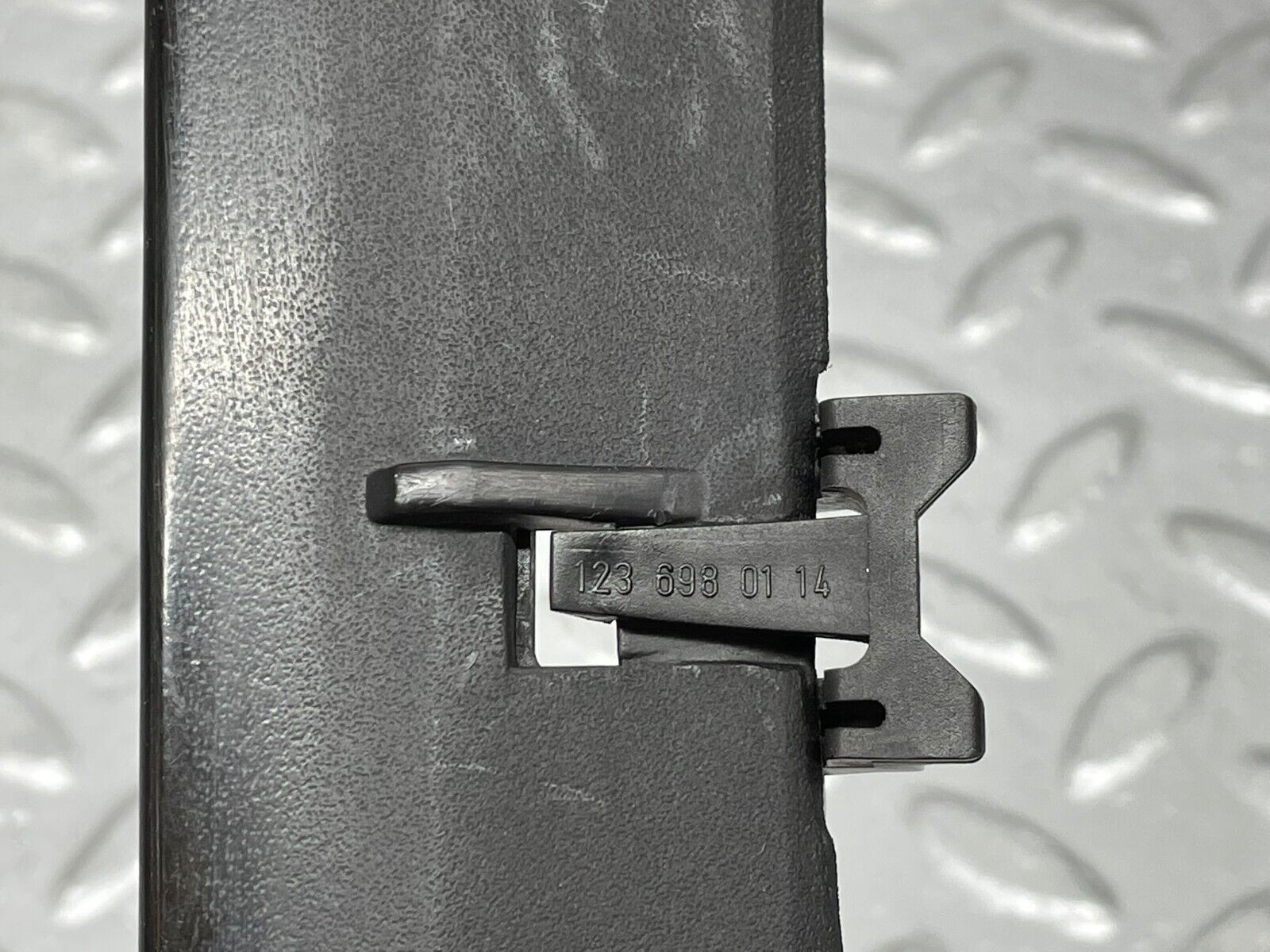 28574 Mercedes-Benz W123 230E Left C Pillar Plastic Trim 1236980114