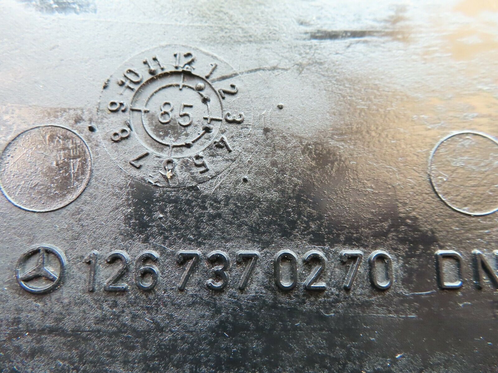 6053 Mercedes-Benz W126 380SE Rear Right Door Card Palomino 1267370270