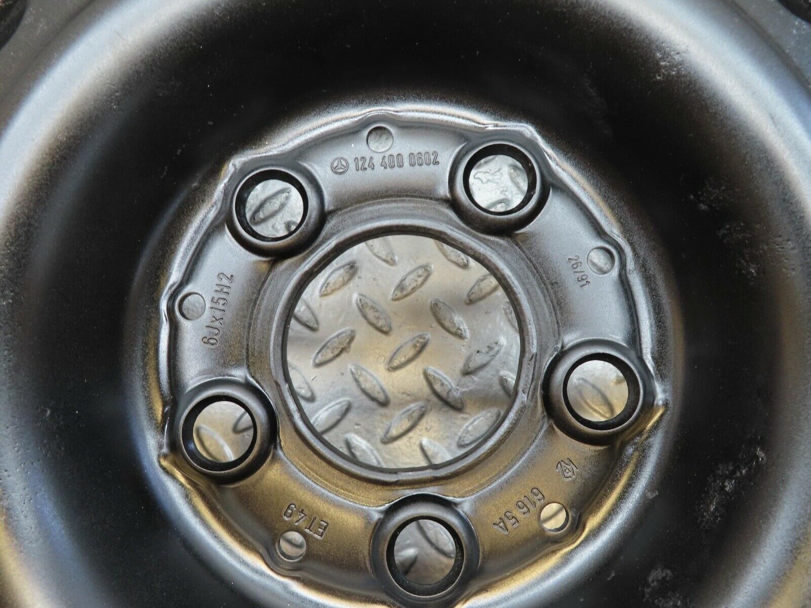 15414 Mercedes-Benz Steel Wheel 6Jx15H2 ET49 5x112 1244000602