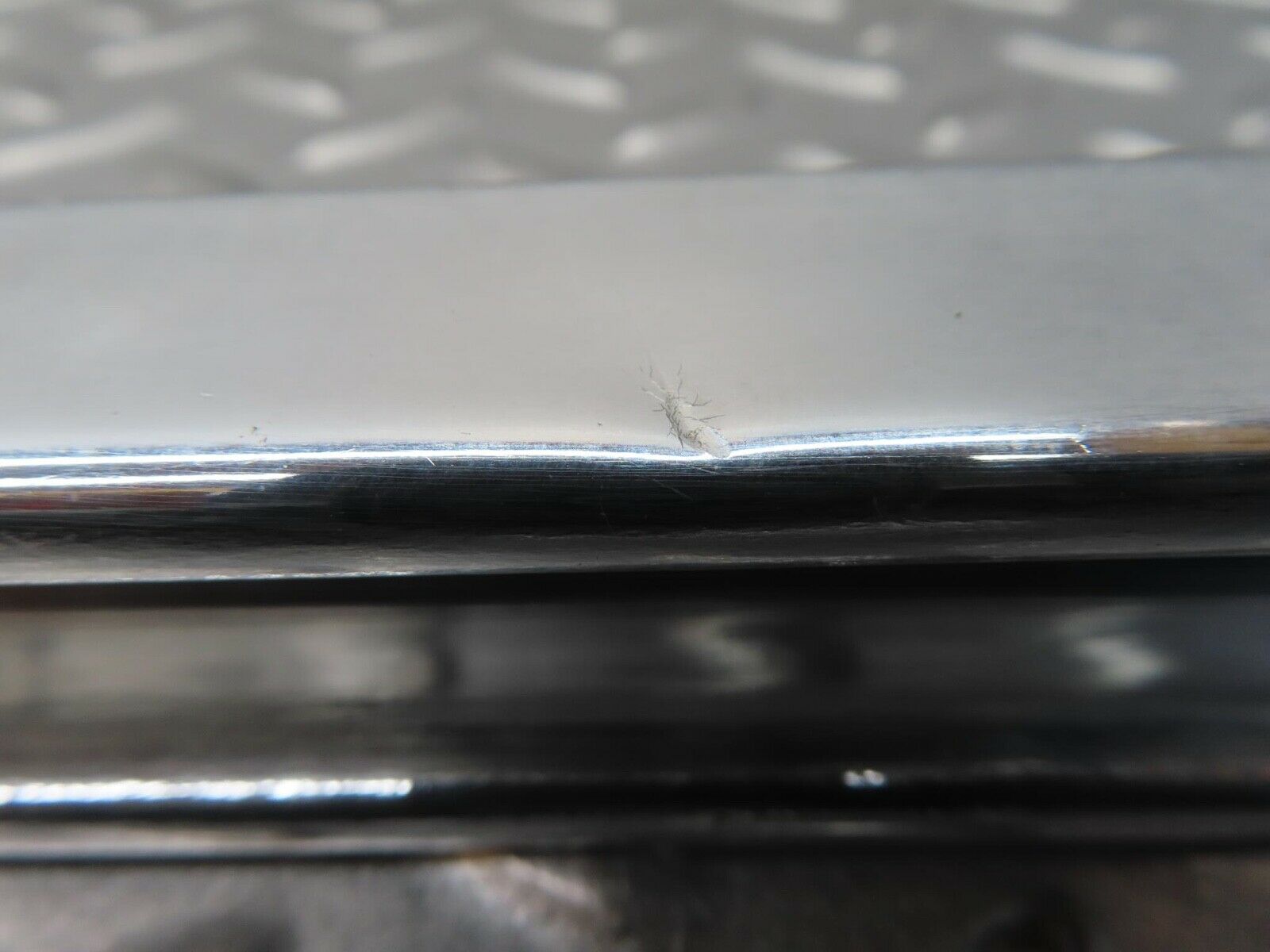 13190 Mercedes-Benz W111 220S Rear Right Door Front Chrome Window Channel