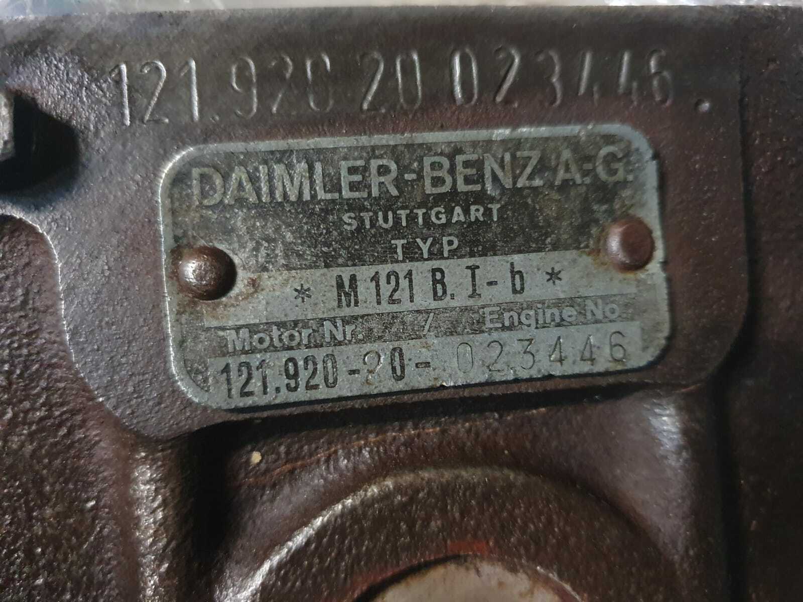 19292 Mercedes-Benz W120 W121 Engine Block 1210111101 M121.920