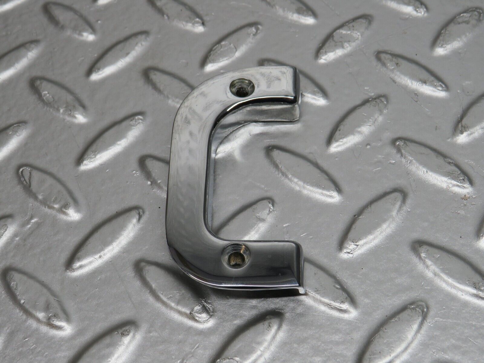 32180 Mercedes-Benz W123 230E Right Interior Chrome Door Latch Trim 1237230224