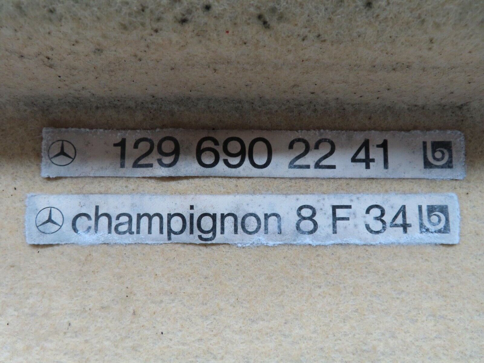 11860 Mercedes-Benz R129 300SL Coupe Trunk Carpet Fuel Tank Cover Red