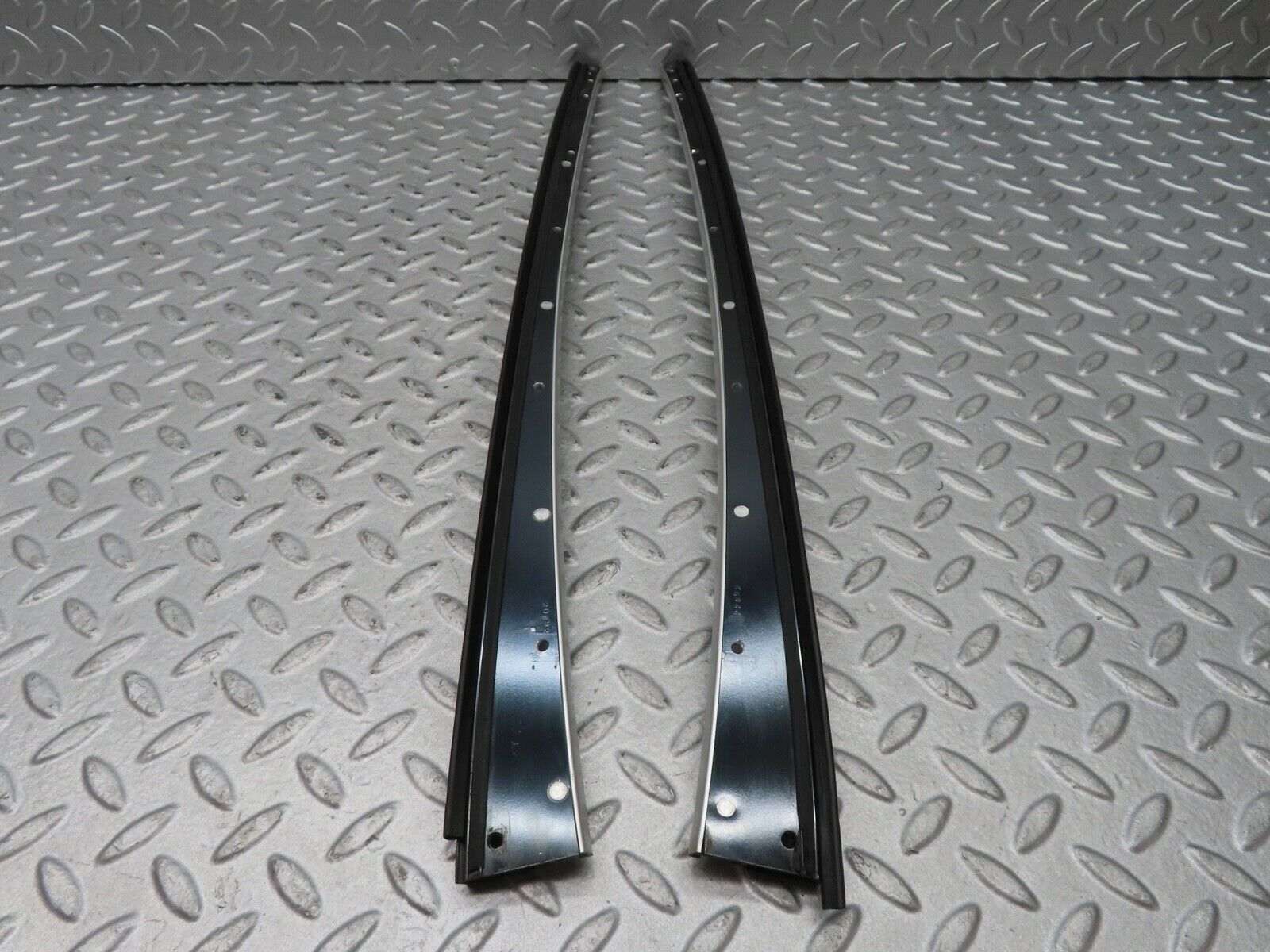 17207 Mercedes-Benz R129 300SL Coupe A Pillar Chrome Trim Cover Pair