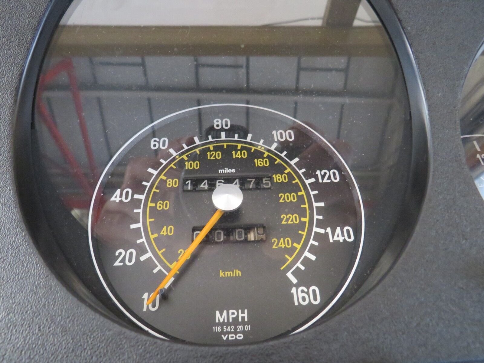 26368 Mercedes-Benz W116 450SE Instrument Cluster 1165422001 87001021