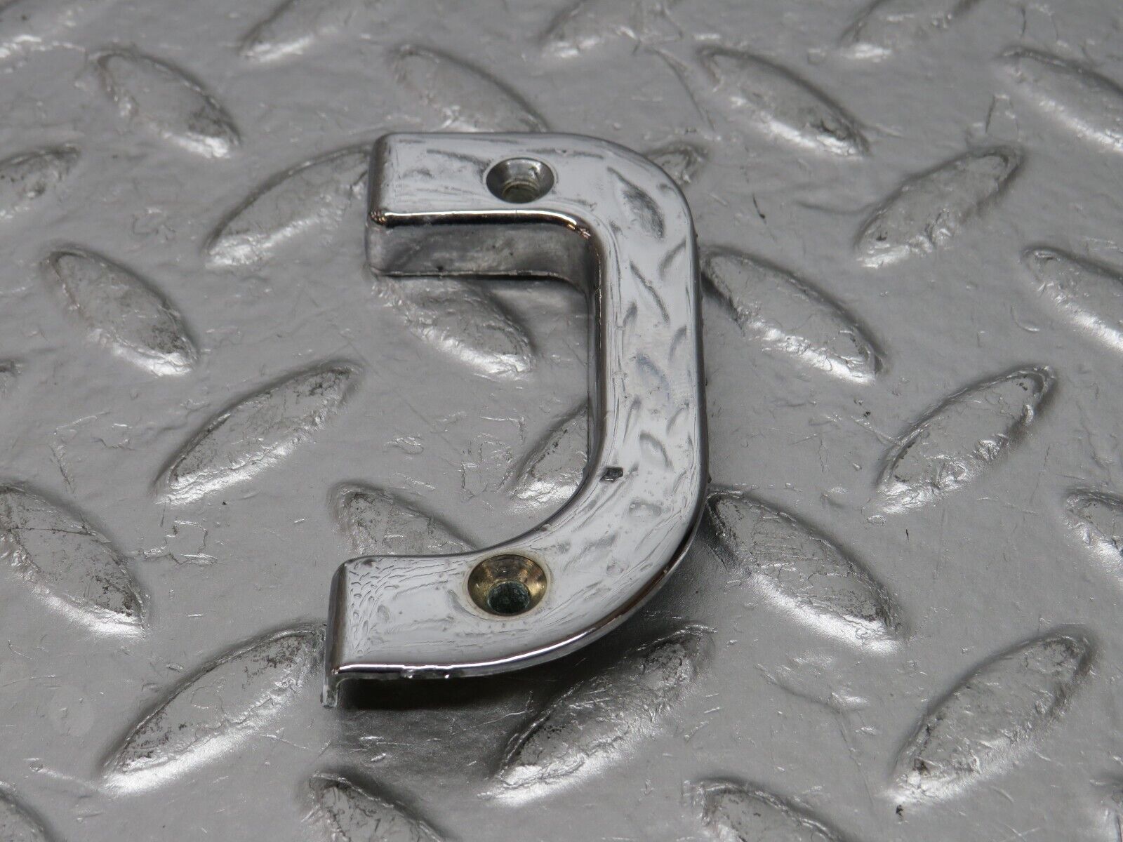 31001 Mercedes-Benz W123 200D Right Interior Chrome Door Latch Trim 1237230224