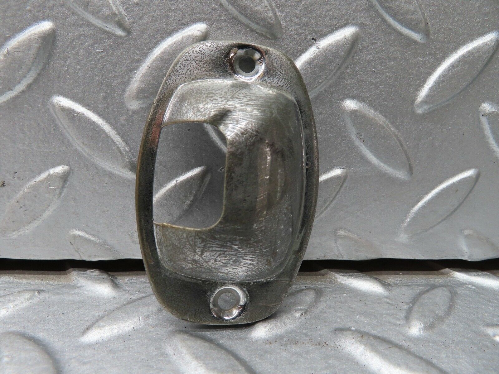 18685 Mercedes-Benz W120 W121 Ponton number Plate Light Chrome Cover