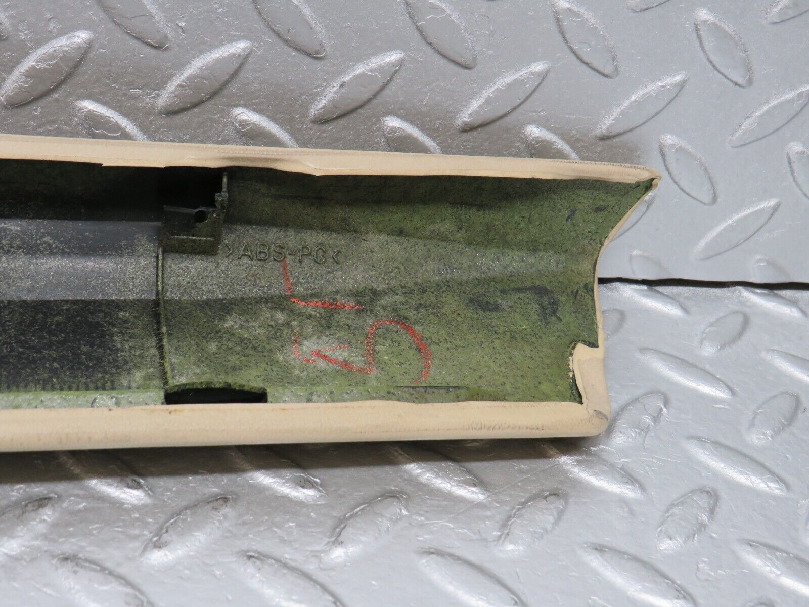 38301 Mercedes-Benz R129 280SL Coupe A Pillar Cover Right Side Beige 1296920289