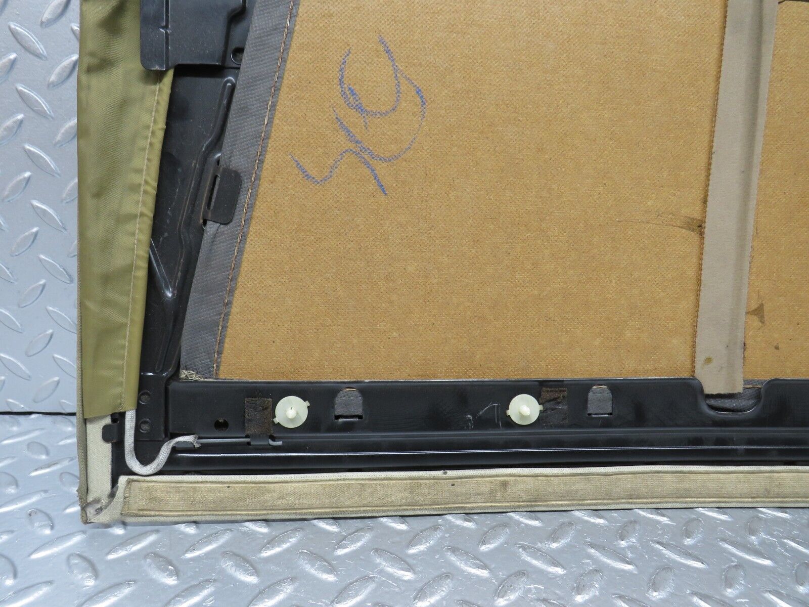 38785 Mercedes-Benz W201 190E 2.6L Interior Sunroof Cover Panel Beige