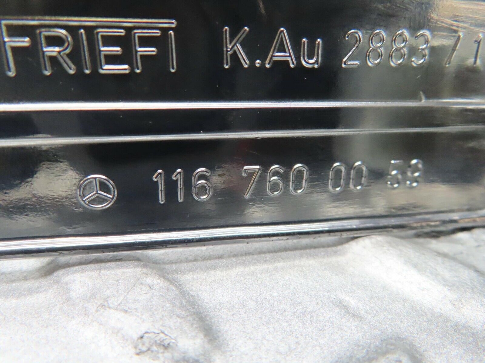 14456 Mercedes-Benz W116 350SE Rear Chrome Door Handle 1167600059