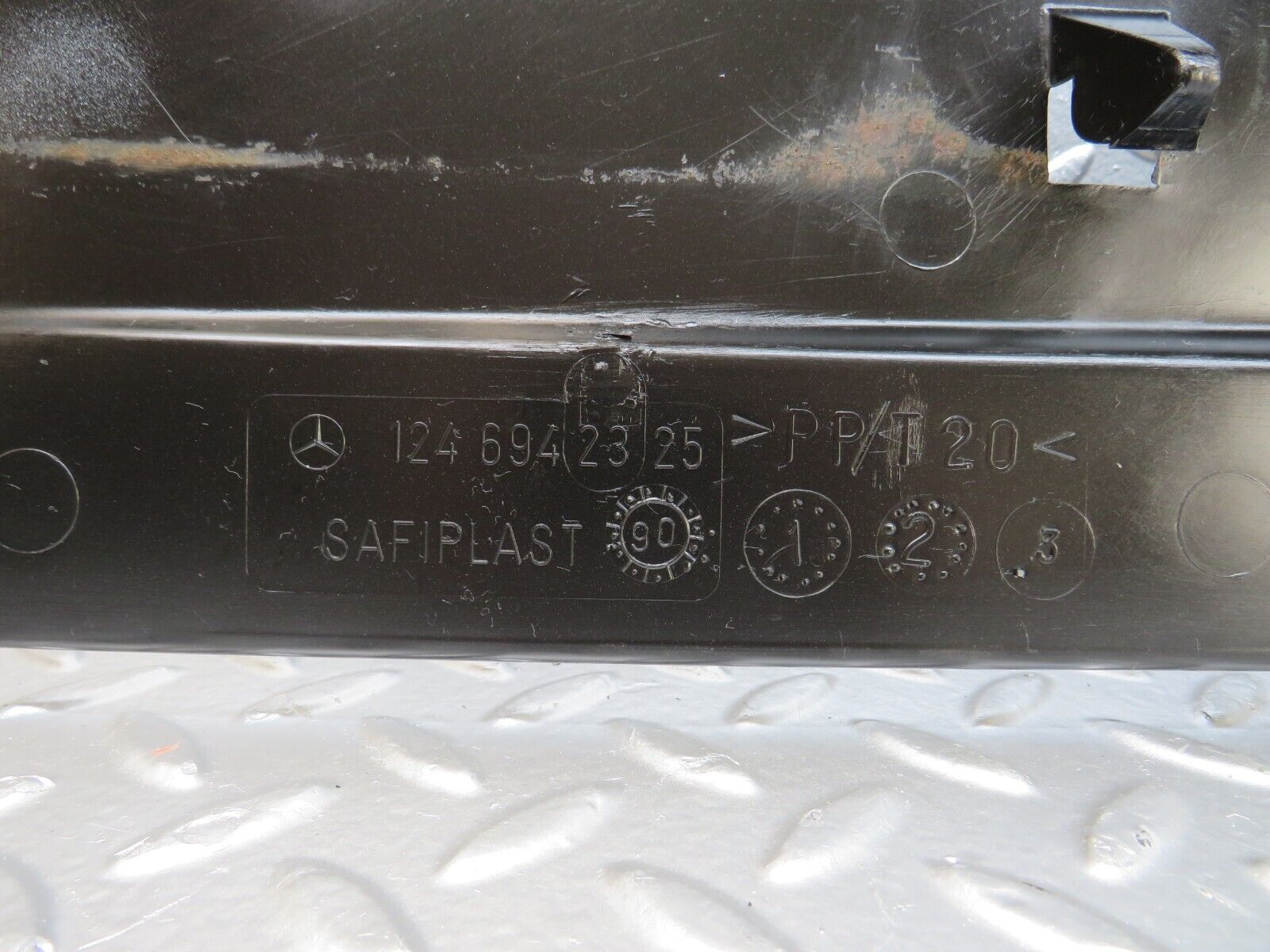 26450 Mercedes-Benz C124 220CE Coupe Trunk Lock Trim Panel 1246942325