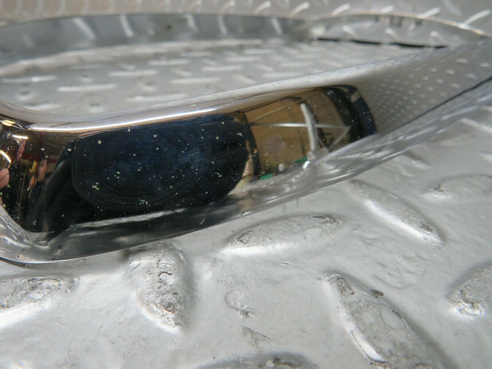 23494 Mercedes-Benz W114 280E Headlight Chrome Frame Hella 100710