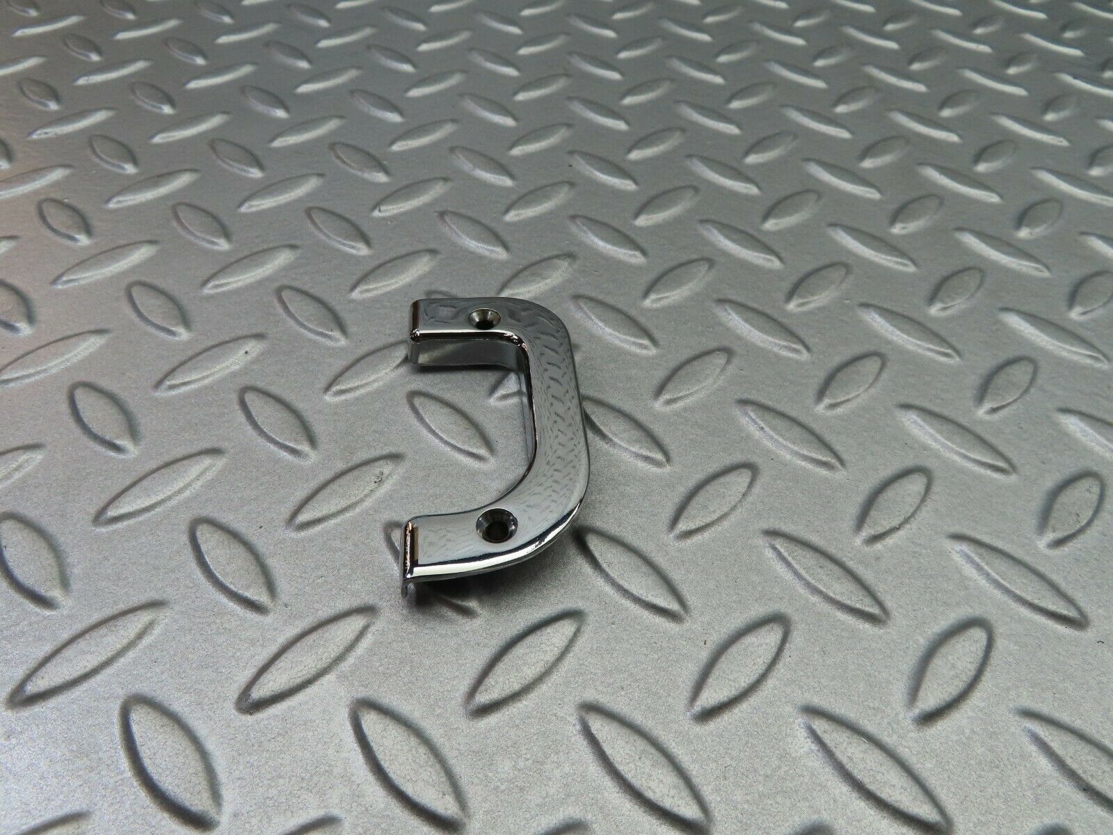 5842 Mercedes-Benz W123 200 Right Interior Chrome Door Latch Trim 1237230224