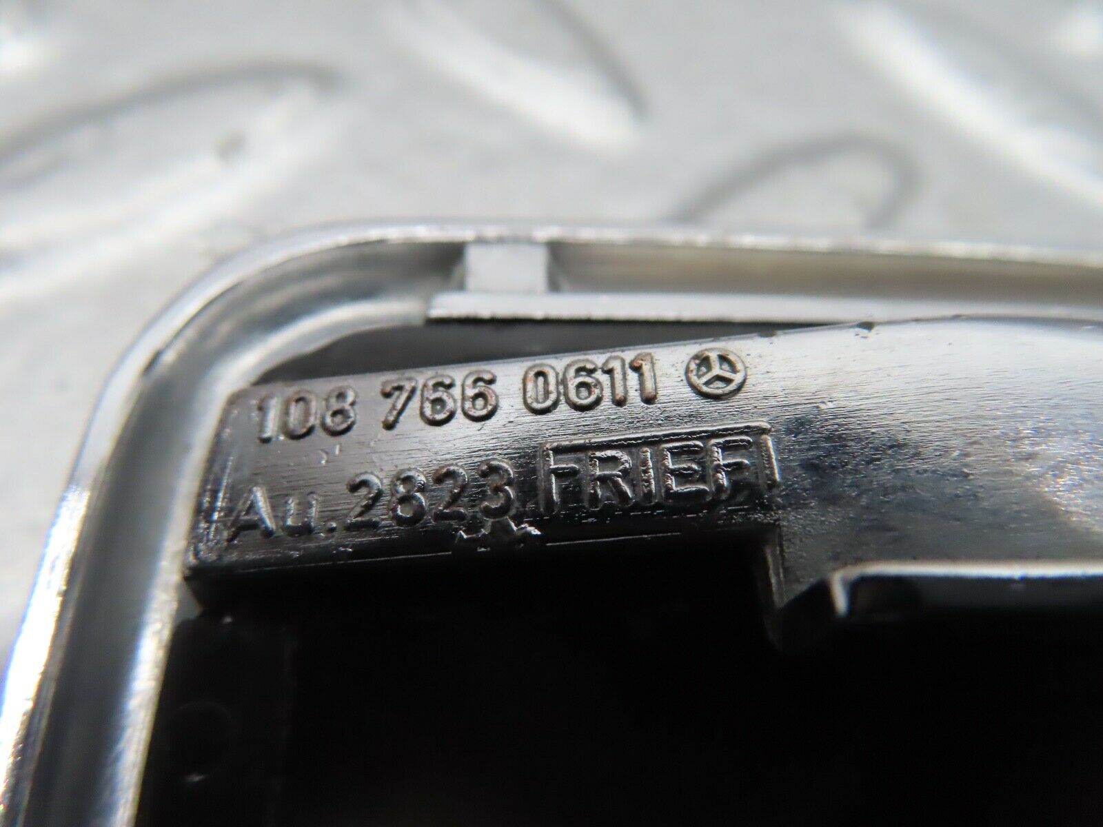 21078 Mercedes-Benz W123 230E Chrome Frame For Door Opener Right 1087660611