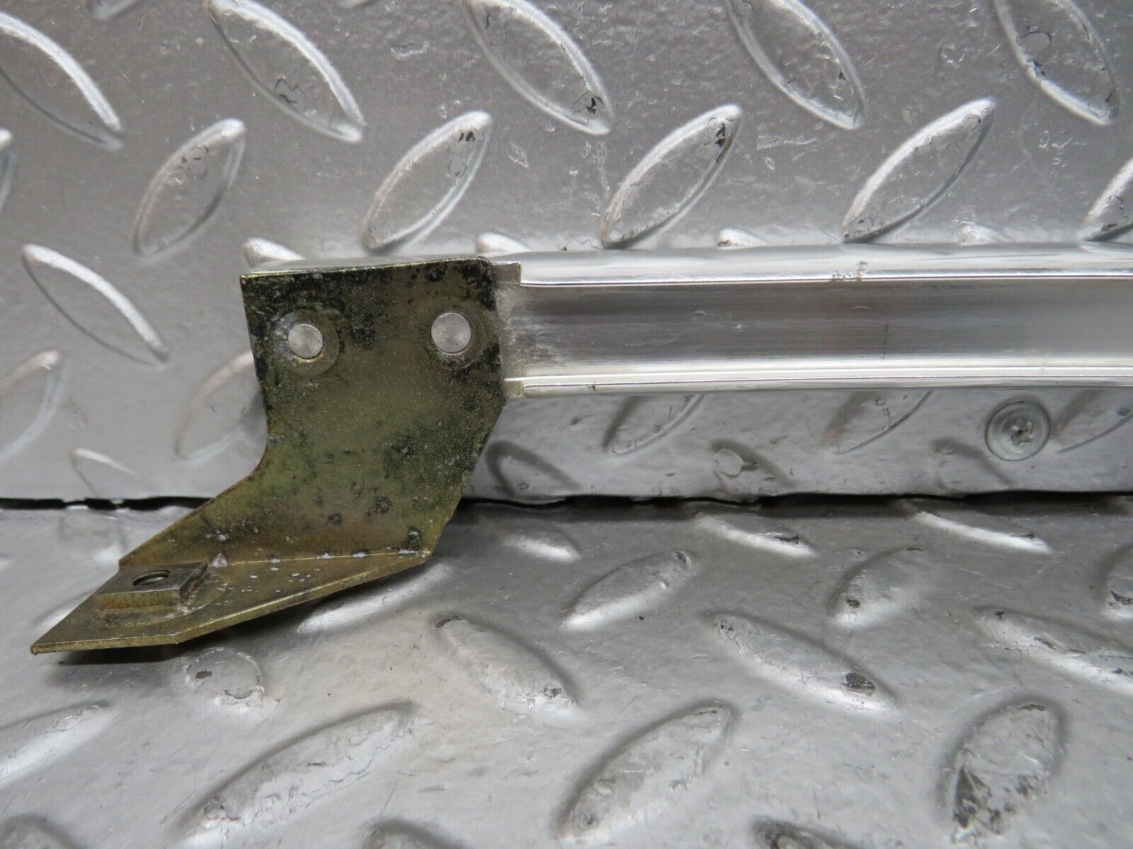 28610 Mercedes-Benz W123 230E Rear Left Door Chrome Window Channel